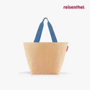 쇼퍼백 M 라피아 블루 RSTZS4121