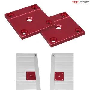 탑레져 텐트바 브라켓 2개입 발판좌대 텐트바 고정용