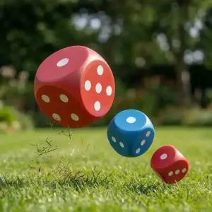 대형주사위 20/30/50cm 말랑말랑 소프트 가볍고 안전한 주사위 이벤트 레크레이션 체육대회 단체게임