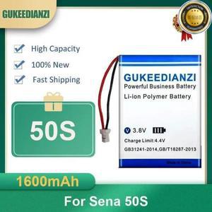 Sena 50S 고용량용 1600mAh 오토바이 블루투스 통신 시스템 배터리
