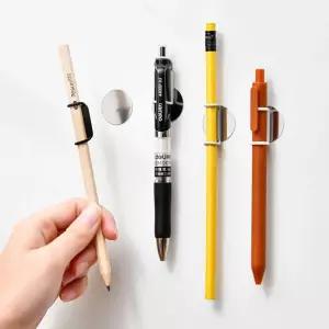 자석 펜 홀더 볼펜 냉장고 현관 부착 케이블 선 정리