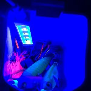 UV 에기 축광기 다이와 메이호 태클박스 호환