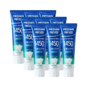 메디안 1450고불소치약 프레쉬민트 100g, 9개