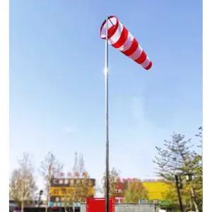 대형 윈드삭 폴대 깃발 4M 5M 지붕 풍향계 풍속 공항