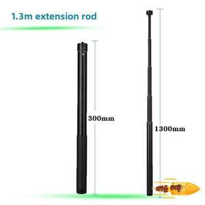 1.3미터 텔레스코픽 셀카봉 오스모 고프로 인스타 360 스포츠 카메라 폰에 적합