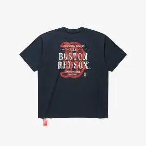 [뉴에라](광주신세계)MLB 보스턴 레드삭스 리소그래프 티셔츠 네이비 15147520
