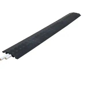 호스 눌림 방지턱 전선 덮개 발판 PVC 보호 홀더 패드