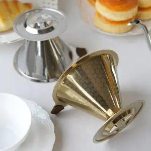 종이필터 여과지 필요없는 핸드 드립퍼 스테인레스 커피내리는도구