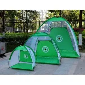 J2K 텐트형 골프연습 네트 골프 스윙 매트 퍼팅 야외 실내