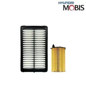 기아 K5 DL3 3세대 19년~25년 1.6 터보 가솔린 엔진 오일필터+에어필터 26350 2M000+28113 L1000