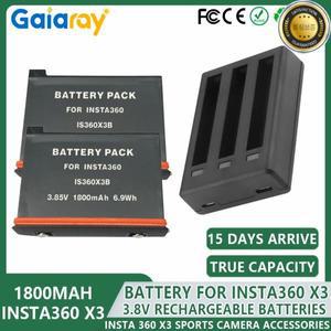 Insta360 X3 배터리 충전기 카메라 1800mAh 360 파노라마 액션 ONE 용 액세서리