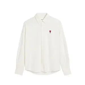[아미] 체인스티치 하트 로고 옥스포드 셔츠 화이트 154299930