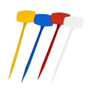 (10개) 대형 50CM 고개 꺾인 T자형 식물 이름표 꽃팻말 나무화분픽 나무명찰