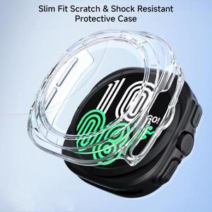 삼성 갤럭시 워치 울트라 케이스 7 47mm PC 전체 보호 쉘 범퍼 액세서리용 무광 시계 커버