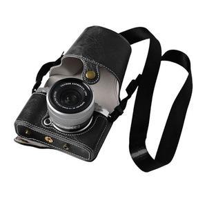 [미국배송] 후지필름 X-M5 핸드 그립 BEADY 카메라 케이스 PU 가죽 XM5 보호 커버 x-m5 가방 어깨끈 블랙용