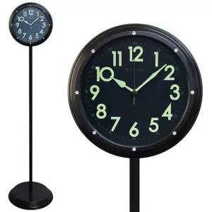 GB6189 보석 야광 무소음 제조한국 스탠드시계 블랙