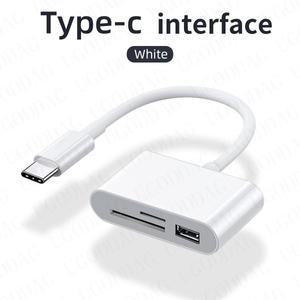 멀티 포트 허브 3 In1 변환기 유형-c-USB C A OTG 어댑터 TF SD 마이크로 메모리 카드 리더기( 안드로이드