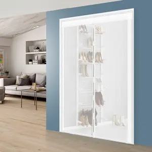 자석 발 문 체 망 현관 자동 원형 출입 현관모기장 방충 아파트설치 문발대형 문미세