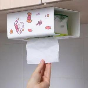 [골드스마일]무타공 휴지 케이스 부착형 (대형) 화장지 디스펜서
