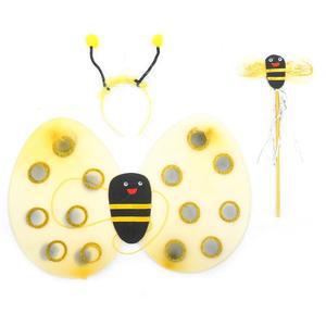 이벤트 꿀벌 파티 소품 3종 날개세트 요정 크리스마스 할로윈 의상 축제