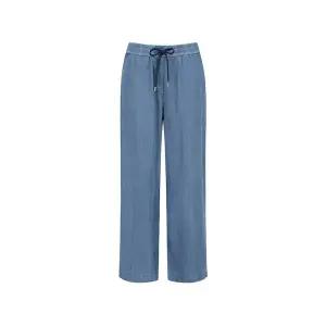 OLZEN 여성 밴딩 데님 긴바지_ZLE2DP2301BL 310029