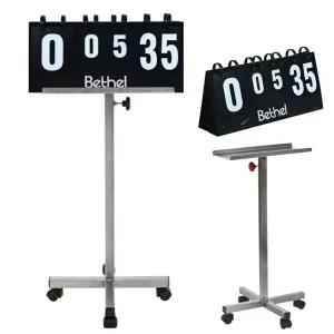 시합 경기용 높이조절 이동식 철제 대형 점수판 받침대 세트 족구 탁구 배구