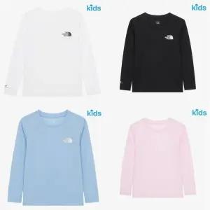 노스페이스 키즈 NT7TR20 서프사이드 긴팔 라운드 티 145182