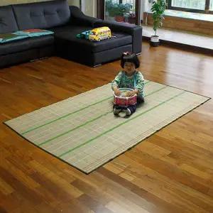 [콩심팥심]왕골대자리 민간 휴대용 돗자리 실내야생초돗자리 여름야생초자리