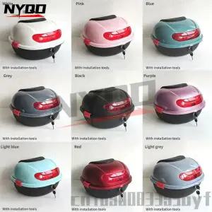 탑박스 배달통 가방 오토바이 투어 테일 박스 대용량 안전 스쿠터 트렁크 수하물 탑 잠금 보관 캐리어 케이