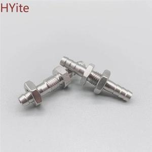 4mm 6mm 8mm 10mm 호스 바브 벌크헤드 304 스테인레스 스틸 가시 튜브 파이프 피팅 커플러 커넥터 어댑터