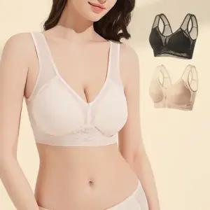 플라워 망사햄 여성 인견 스포츠브라 여자 여름속옷