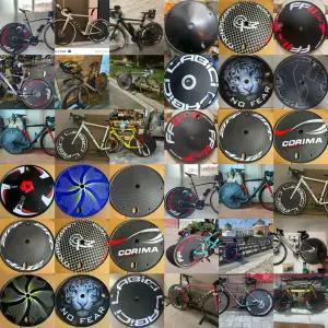 디스크 휠 커버 픽시 바퀴 삼발이 700C 휠셋 카본 타입A