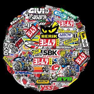 무작위 바이크 오토바이 스티커 데칼 자동차 차량용 호환 자전거 헬멧 탱크 레이싱 스폰서 로고 세트 혼다
