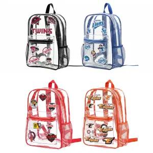 가벼운 투명 백팩 방수 PVC 직관야구장 가방