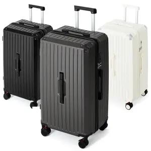 (3년무상AS) 자체제작 20 24 28인치 출장용 여행용 하드 캐리어 위클리 컵홀더 중앙 보조휠