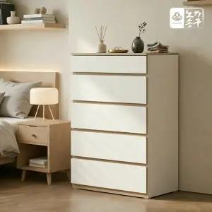 [착불배송] 노송가구 두디 800 5단 서랍장