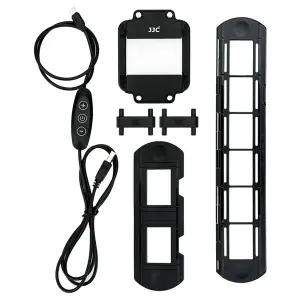 JJC 네거티브 스캐닝 LED 라이트 세트 키트 스트립 및 슬라이드 홀더가 있는 35mm 필름 스캐너 사진 스캐너