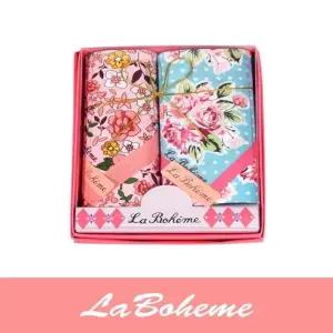 프린토리 사랑스러운 플라워 패턴 여성 손수건 2매입 SW2109-0070