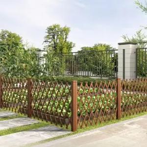 원목 접이식 텃밭 화단 펜스 자바라 가림막 정원 경계 담장 야외 흙바닥 울타리 방부목