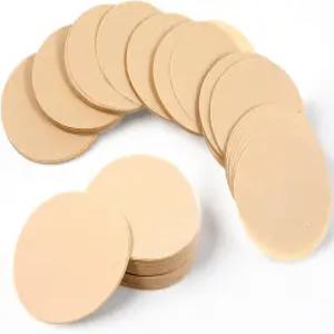 표백되지 않은 모카 포트 필터지 300개 2.5인치 원형 커피 에스프레소 머신용 64mm 일회용 스 드립