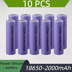 신제품  18650 배터리 2000mAh 3.7V 충전식 리튬 고전류 최대 30A 방전 이온