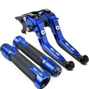 스즈키 호환 GSR 400 2008-2012 750 오토바이 CNC 브레이크 클러치 레버  22MM 핸들 그립