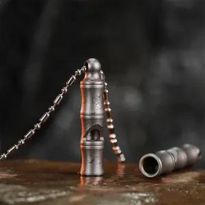 키유니티 티타늄 휘슬 KA55호각 호신용 호루라기