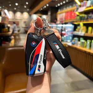 ABS 레이싱 스티커 자동차 리모컨 키 케이스 커버 BMW M G07 X7 LCI U11 X1 G70 7 시리즈 G09 XM F98 G18 X