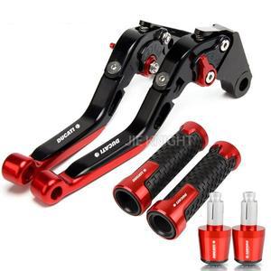 DUCATI MONSTER 696 620 400 오토바이 액세서리 접이식 확장형 브레이크 클러치 레버 핸들바 그립 엔드