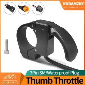 E-Bike107X 스로틀 오른쪽/왼쪽 손가락 퀵 릴리스 24V-72V 전기 자전거 가속기 미니 엄지