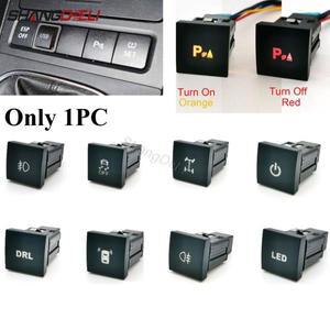 1PC 자동차 LED DRL 주차 레이더 전원 온오프 안개등 스위치 버튼 골프 6 제타 5 EOS 호환 시로코 2006-201