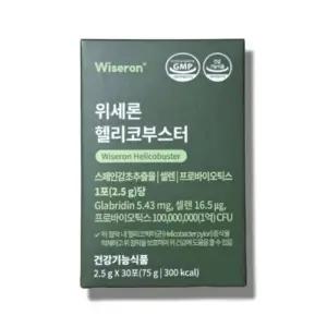 위세론 헬리코부스터 2.5g 30포 1박스