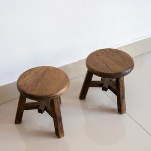 원목 스툴 고재스툴 화분 의자 편한 신발 120x30x45cm 미니 캠핑 나무의자 빈티지