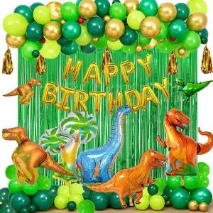 남자 아이 생일파티 공룡 다이노 포토존 이벤트 풍선